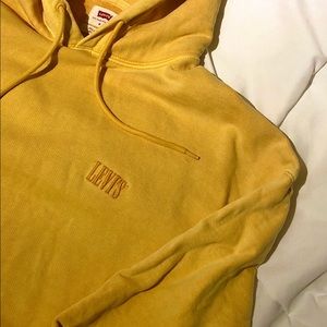 Yellow Levi’s hoodie
